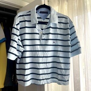 Tommy Hilfiger - striped collared top